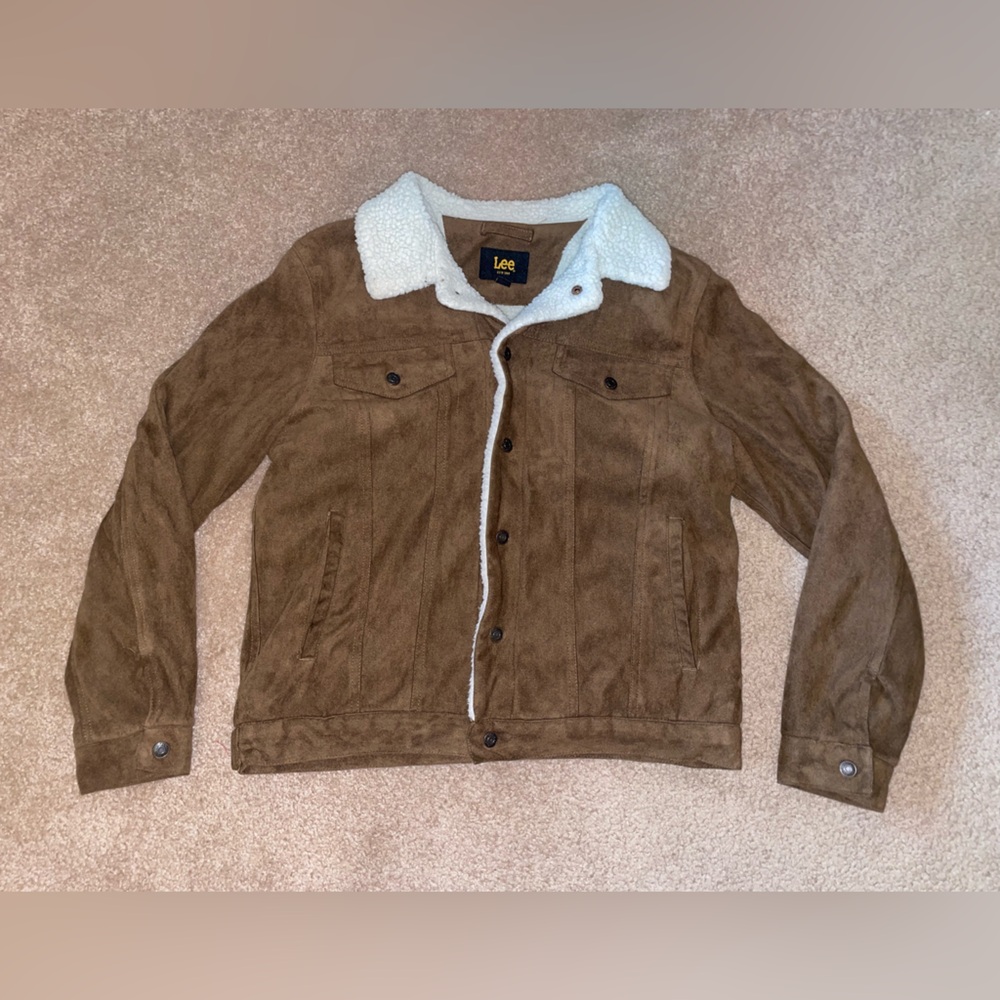 Lee wool sherpa lined coat